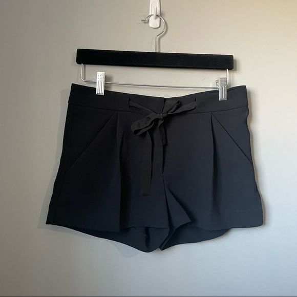 Artizia Wilfred exergue ribbon silk trimmed tie up ribbon shorts size 2 - Picture 4 of 8